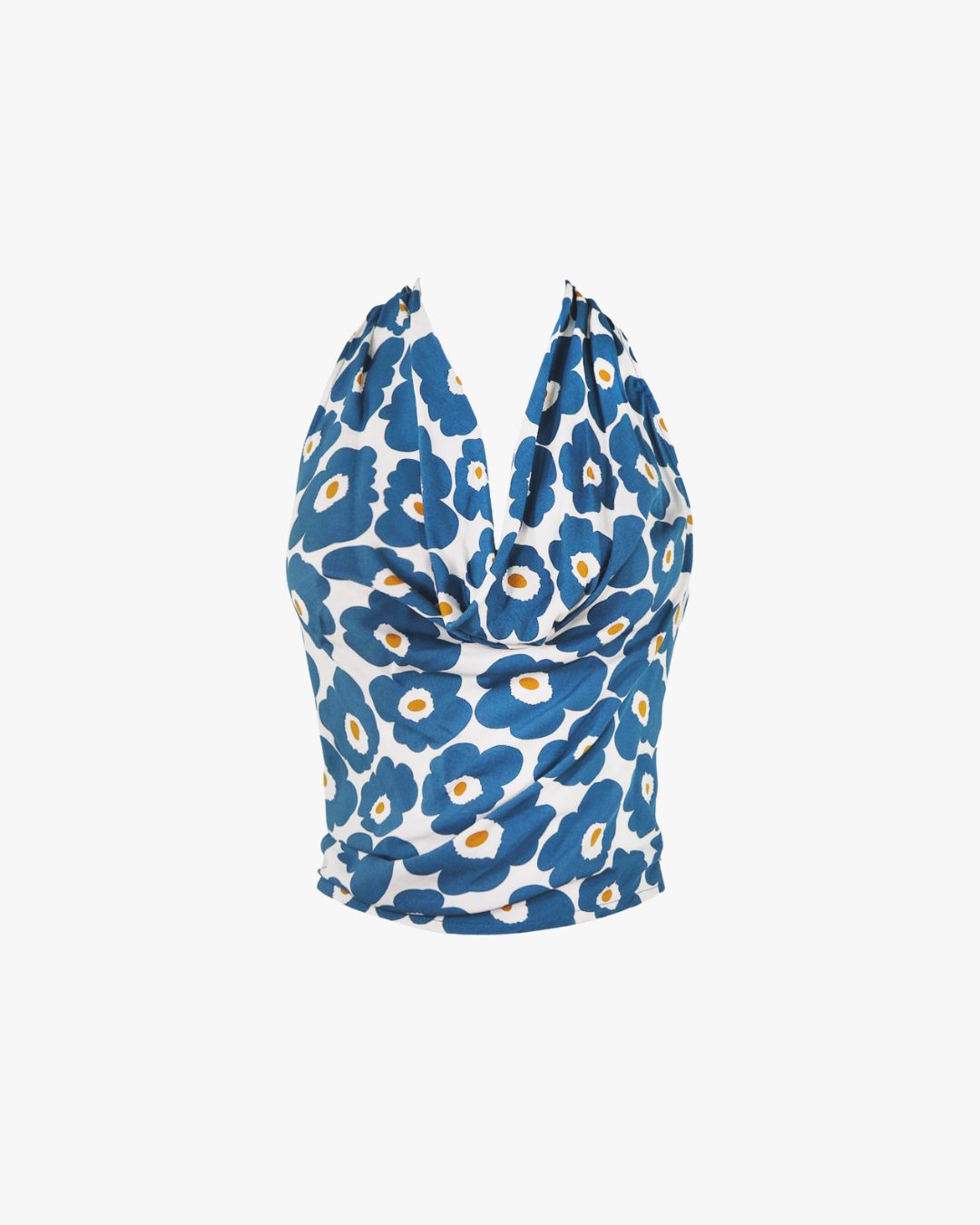 Top Halter Amapola Azul