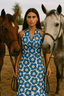 Top Halter Amapola Azul