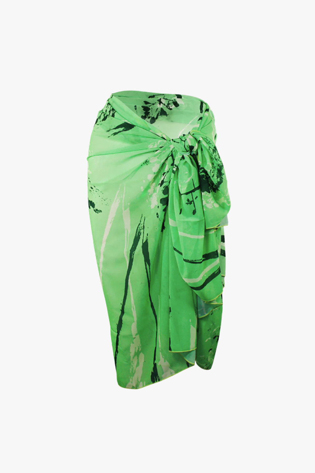 Pareo Hecho a Mano con Telas Exclusivas - Verde