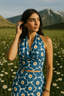 Blue Poppy Skirt