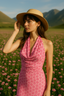 Top Halter Lirio Rosa