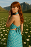 Blue Lily Halter Top
