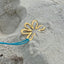 Blue Maldives Flower Pendant