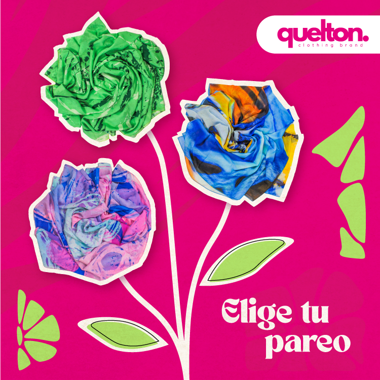 Pareo Hecho a Mano con Telas Exclusivas - Rosa