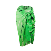 Handmade Sarong with Exclusive Fabrics - Green