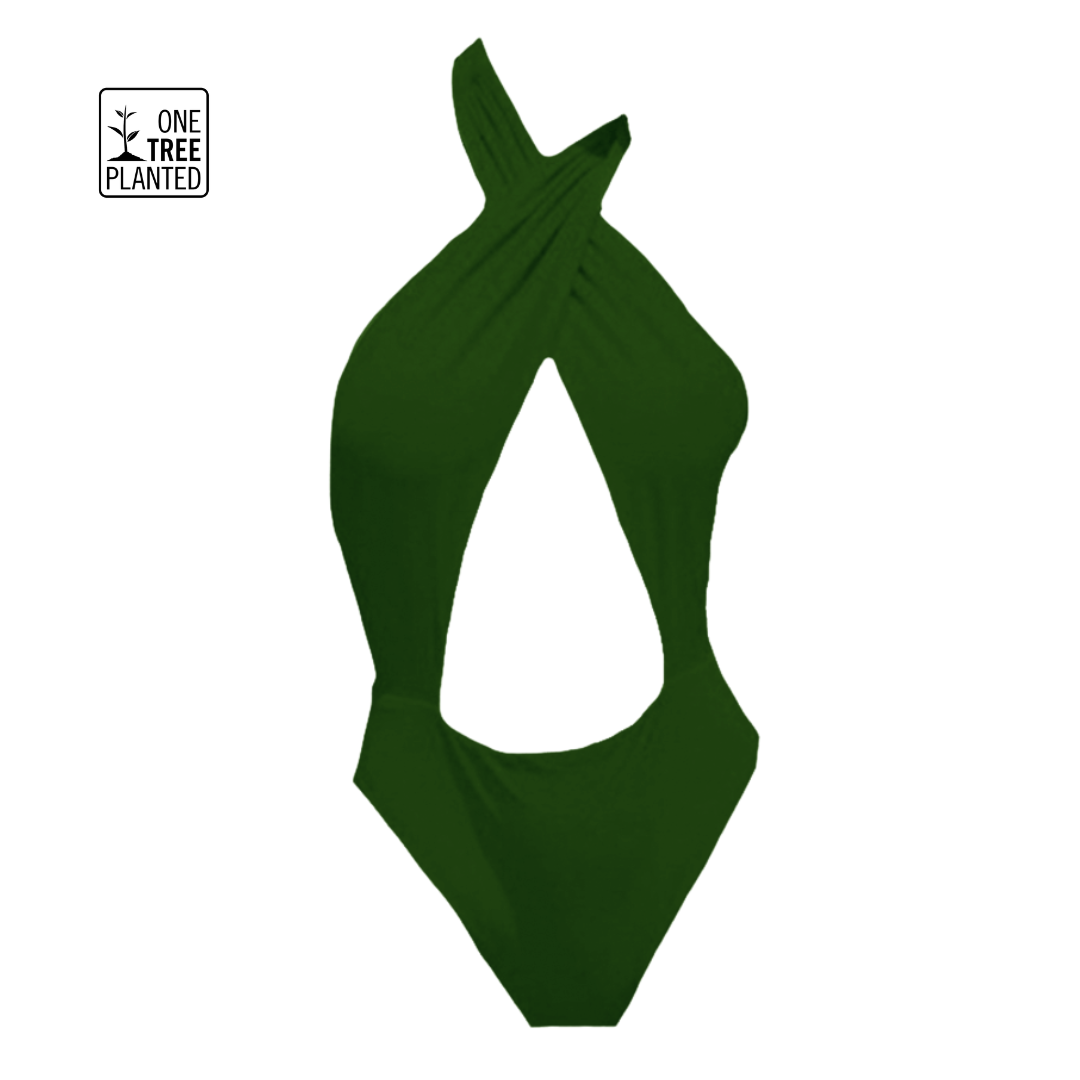 Green Multiposition Swimsuit